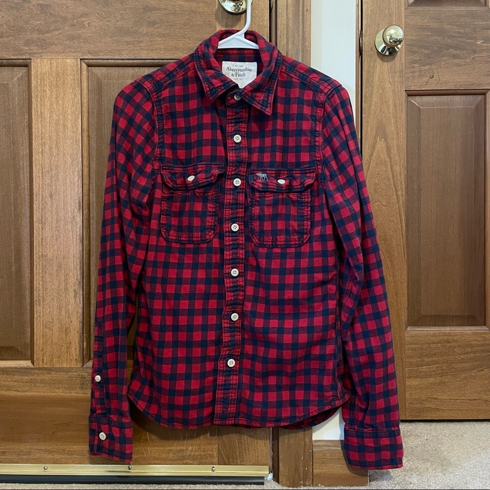 Abercrombie & Fitch Buffalo Check Plaid Flannel